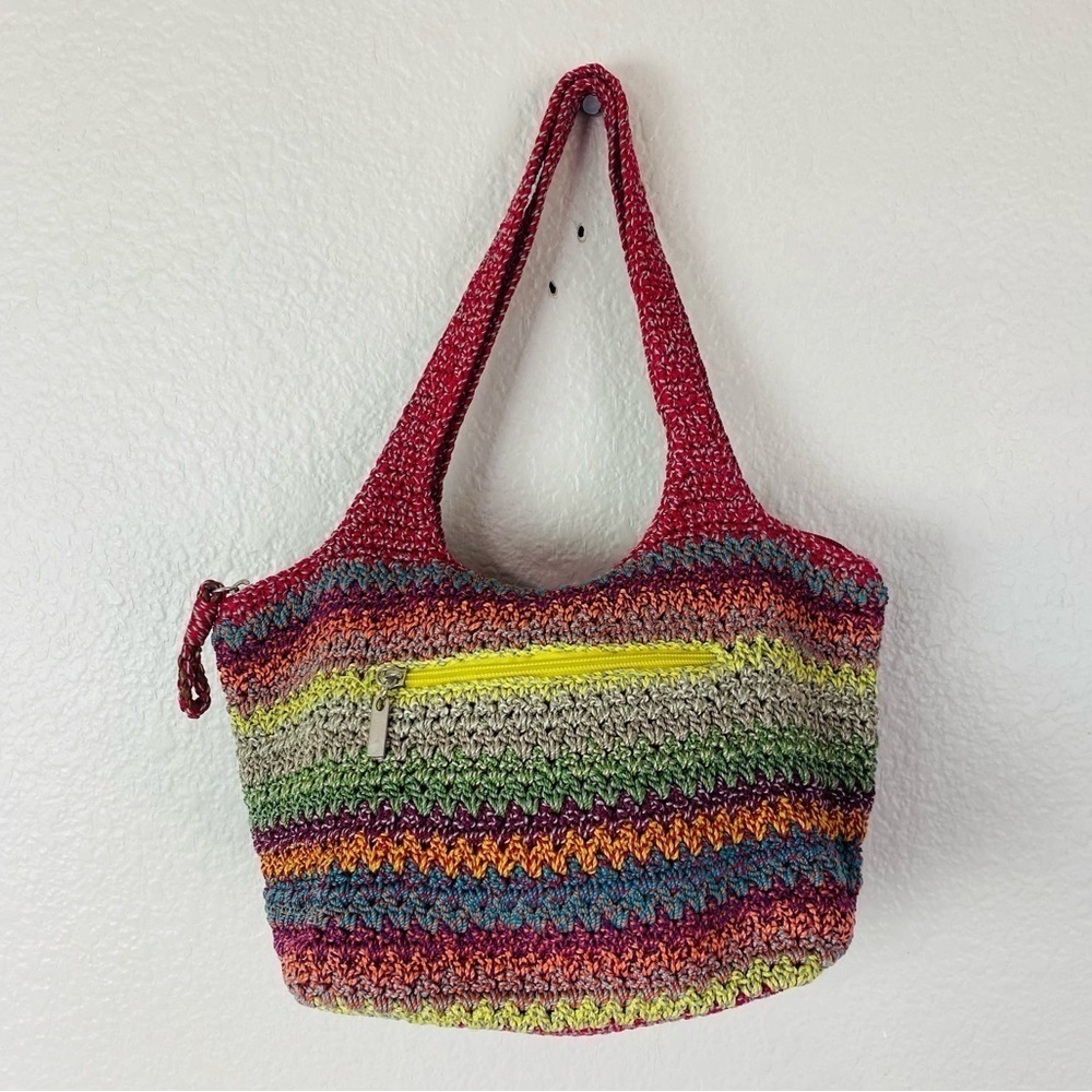 The Sak Multicolor Crochet Tote Bag
